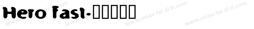 Hero fast字体转换